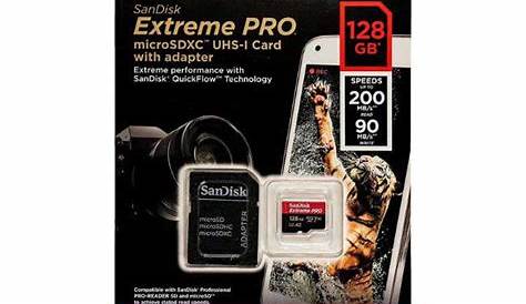 SanDisk 128GB Extreme PRO UHSII microSDXC SDSQXPJ128GANCM3