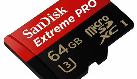 Micro Sd Card 64 Gb Extreme Pro Sandisk Sdsdqxp064gg46a