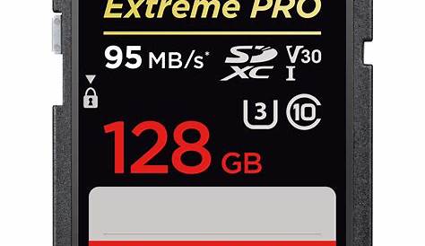 Sandisk Sd Card 128gb Extreme Pro Uhs 1 hc Memory Up To 95mb S
