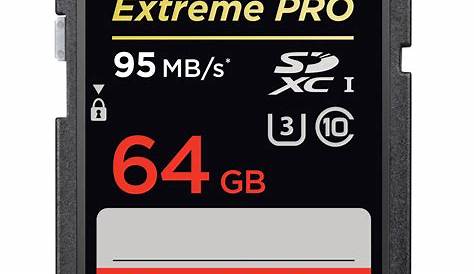Sandisk Sd Card 64gb Extreme Pro Amazon Com Up To 95mb S Uhs I U3 xc