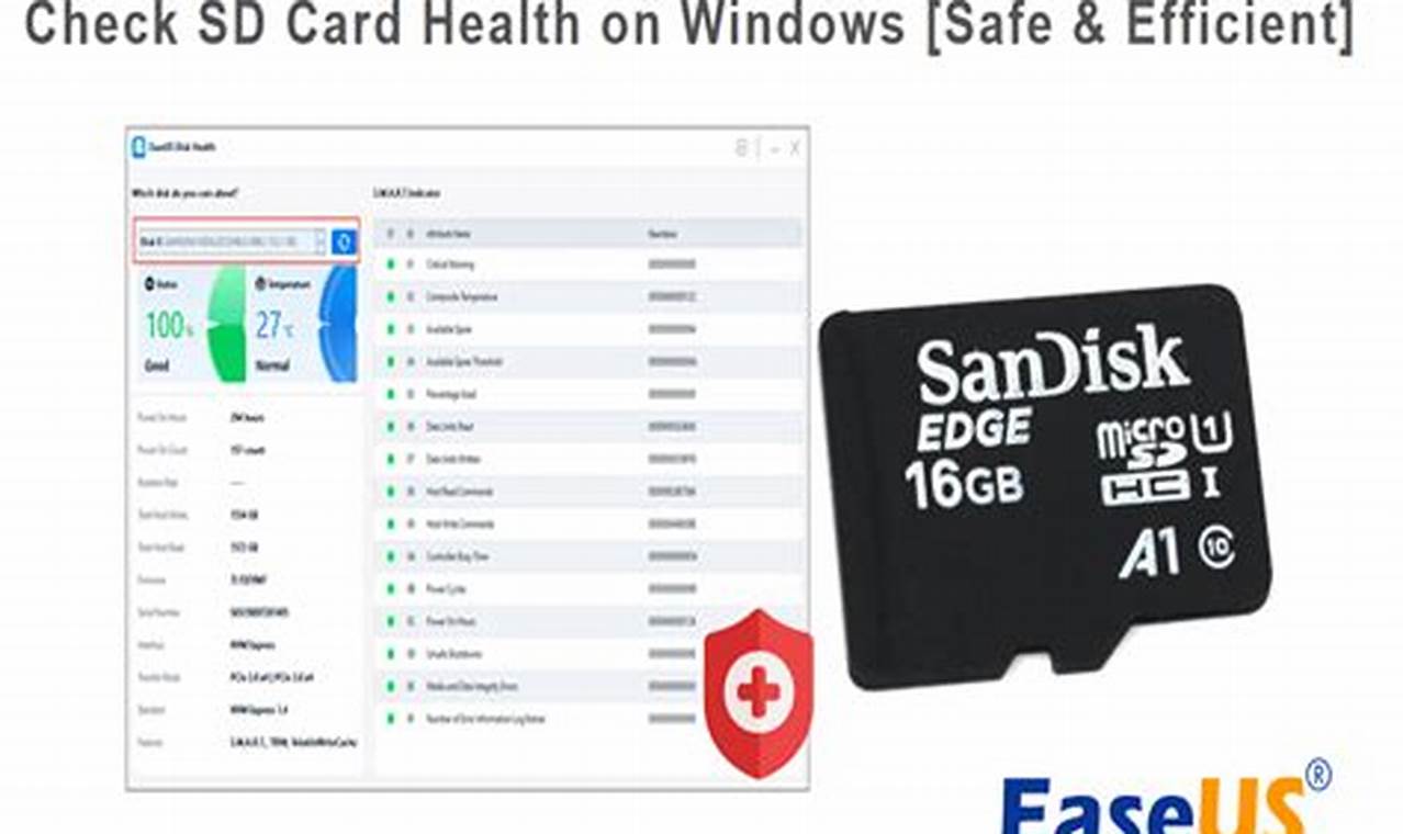 sandisk sd card health