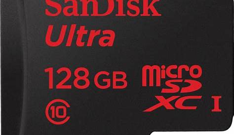 Sandisk Ultra 128gb Microsdxc Memory Card Sd Adapter With A1 App