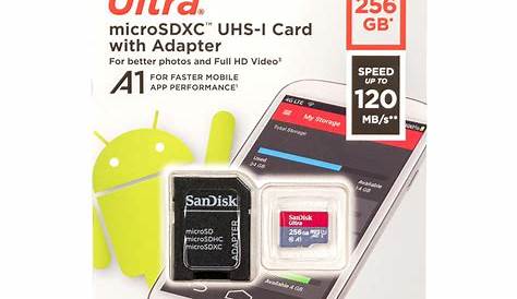 Sandisk Ultra 256gb Micro Sd Card 3c Expert sdxc 100mb S A1 Class10 C10 U1