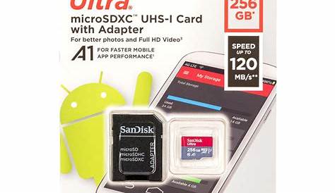 Sandisk Ultra 256gb Microsdxc Uhs I Class 10 Memory Card With