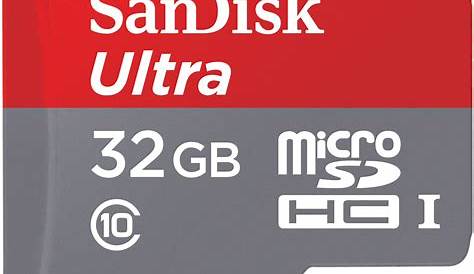 Sandisk Ultra 32gb Micro Sdhc Memory Card SanDisk SDHC UHSI Class 10 (48MB/s) 32GB