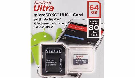 Sandisk Ultra 64gb Micro Sd Price MEMORIA MICRO SD ULTRA 64GB CLASS10 SANDISK