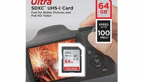 Sandisk 64gb Ultra Uhs I Microsdxc Memory Sdsqunc 064g An6ia B H