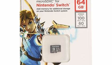 Sandisk Ultra 64gb Microsdxc Memory Card Nintendo Switch SanDisk 64GB UHSI MicroSDXC For The
