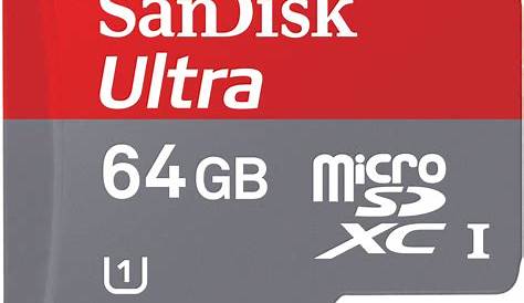 Sandisk Ultra 64gb Microsdxc Memory Card Sd Adapter SanDisk Android MicroSDXC 64GB SD +