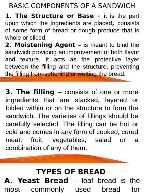 Sandwich Basic Definition