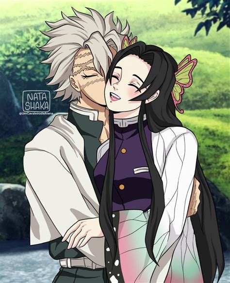 sanemi x kanae kiss