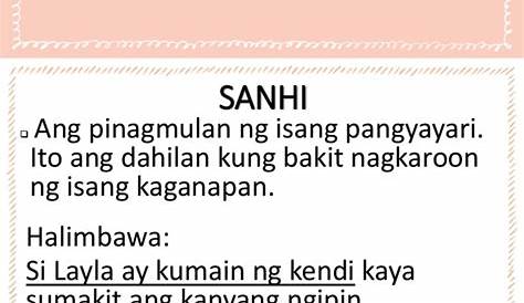 Sanhi at Bunga | PDF