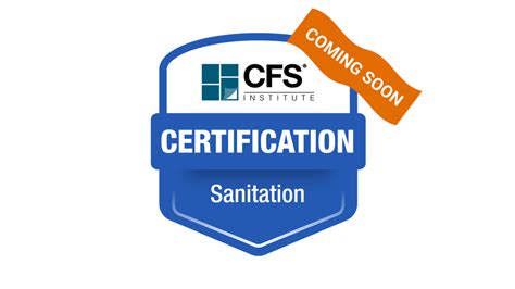 sanitation certification
