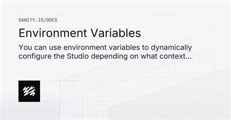 Sanity Studio Environment Variables