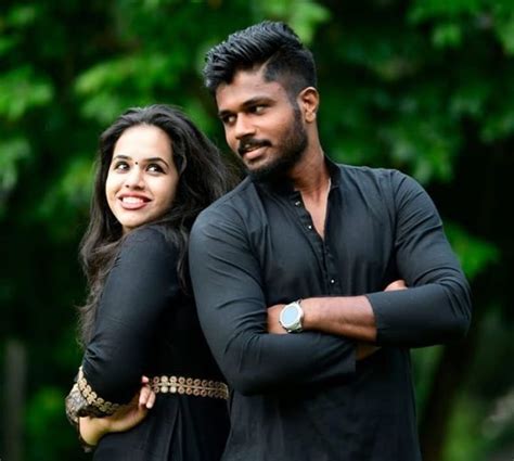 sanju samson wife image and profession