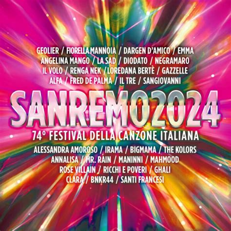 sanremo 2024 copertina cd