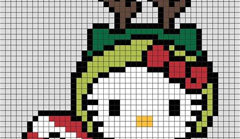 Sanrio Christmas Pixel Art Kitty BRIK