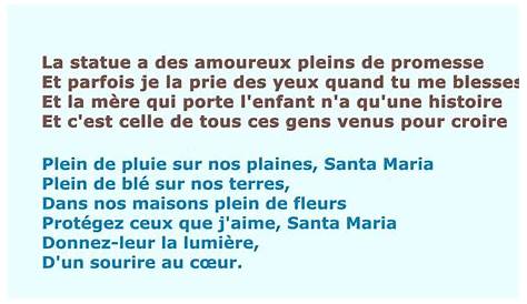 Partition Santa Maria de la mer - Radio music France