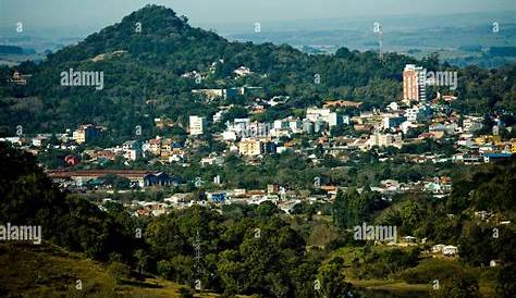 view of Santa Maria, Rio Grande do Sul, Brasil. Brazil Stock Photo
