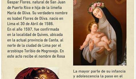Gráfica | Todo sobre Santa Rosa de Lima a 400 años de su muerte | RPP
