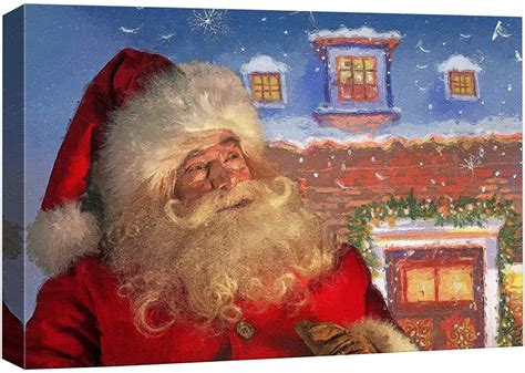 5 Santa Canvas Ideas