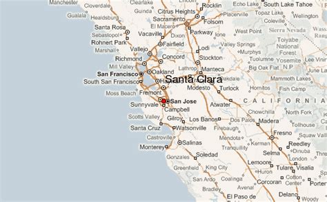santa clara california google maps