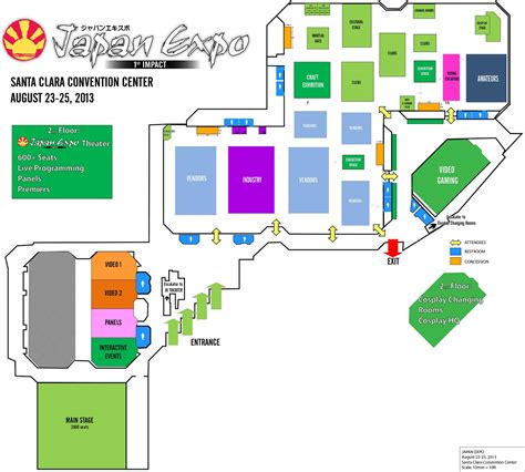 santa clara convention center map