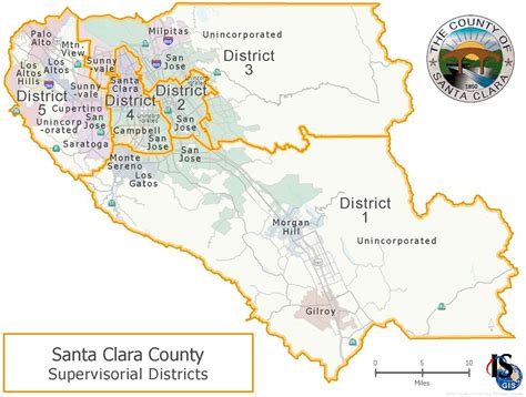 santa clara county supervisor districts