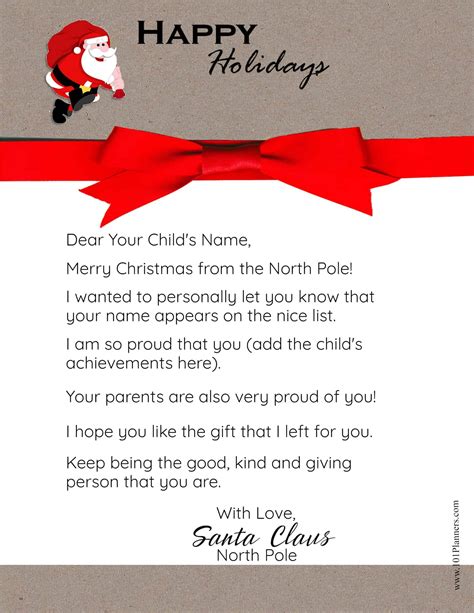 home.furnitureanddecorny.com:santa claus letter to child template