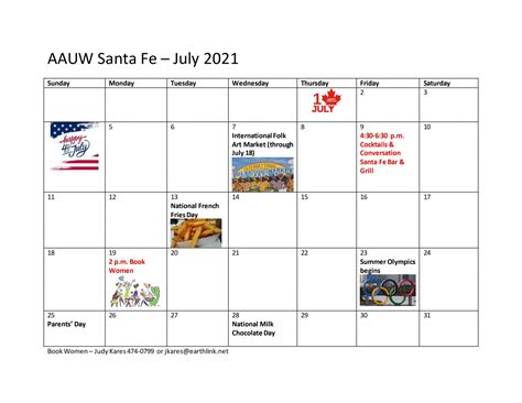 santa fe calendar of events 2023