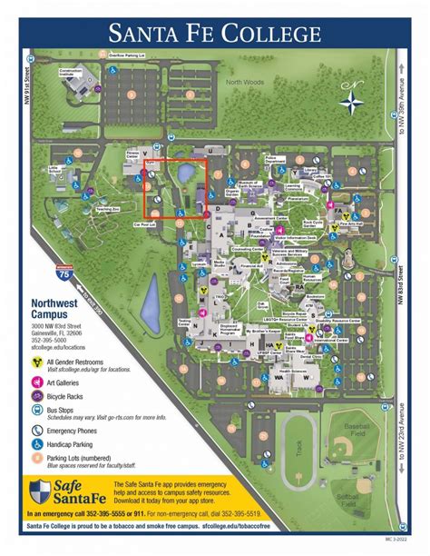 santa fe college map gainesville