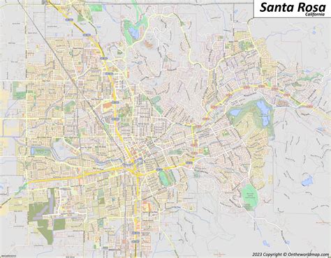 Santa Rosa Map Guide: Navigate with Ease and Discover Hidden Gems