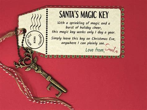 Santa S Magic Key Printable