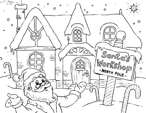 Santa S Workshop Printable