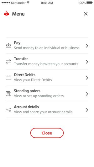santander share account