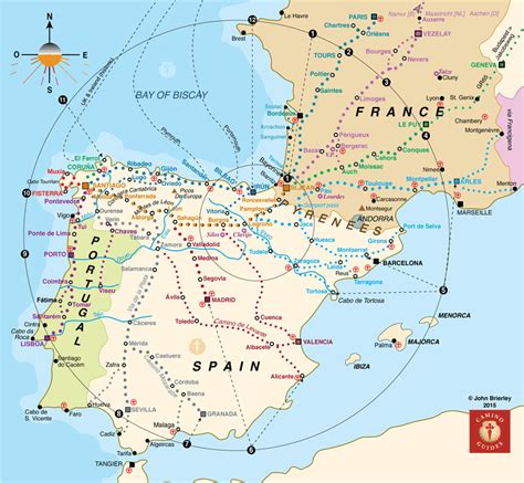 Santiago de Compostela Map Detailed