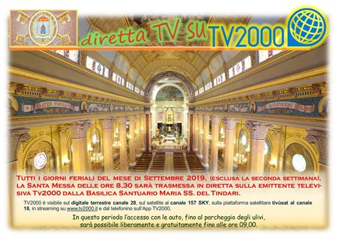 santo rosario oggi tv 2000
