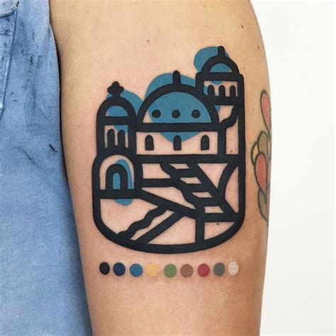 Cool Santorini Tattoo Shops Ideas