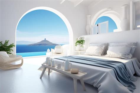 Rooms & Suites at Istoria in Santorini, Greece Bedroom