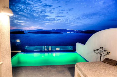 santorini rooms with private pool