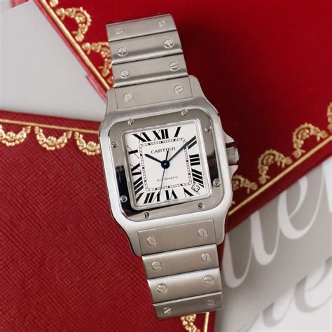 santos de cartier watch used