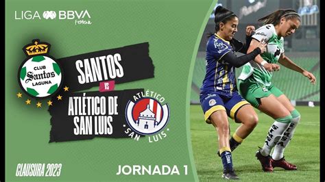 santos vs san luis femenil