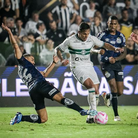 santos x coritiba resultado