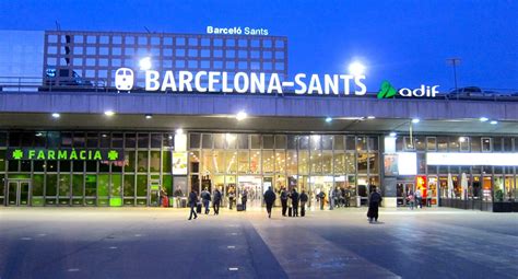 sants station in barcelona