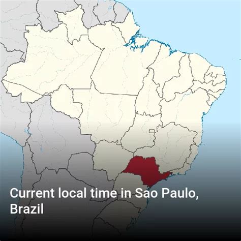 sao paulo brazil current time