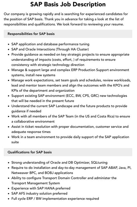 sap basis jobs in canada