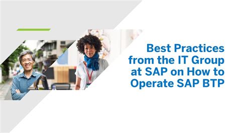 sap btp best practices