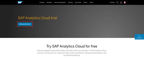 sap cloud free trial tutorial