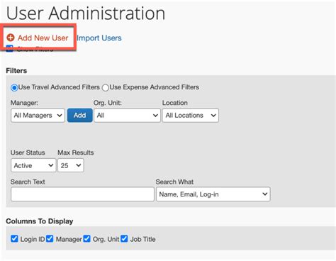 sap concur sign in for administrators