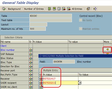 Sap Edit Table Values